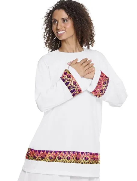 Eurotard 63134 Unisex Joyful Praise Loose Fit Worship Tunic