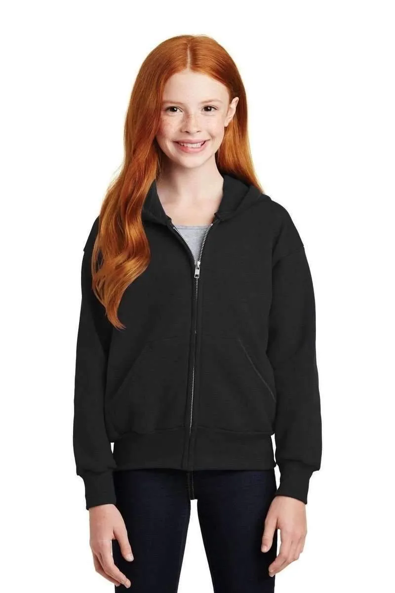 Hanes P480: Youth EcoSmart Full-Zip Sweatshirt