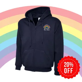 Personalised healthworker Zip Up UNISEX hoodie, customised with your name, location and department/role